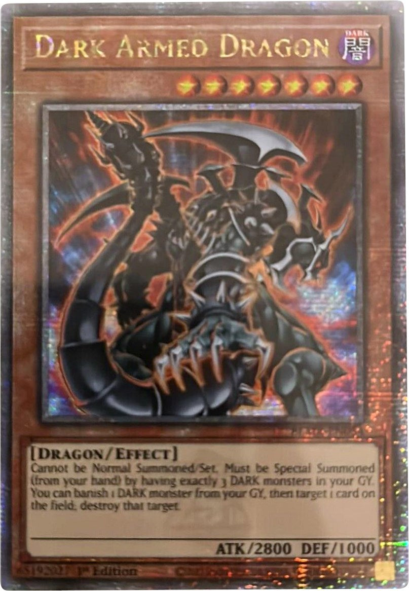 Dark Armed Dragon [BLMR-EN054] Quarter Century Secret Rare | Exor Games Summserside