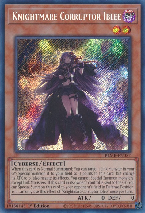 Knightmare Corruptor Iblee [BLMR-EN057] Secret Rare | Exor Games Summserside