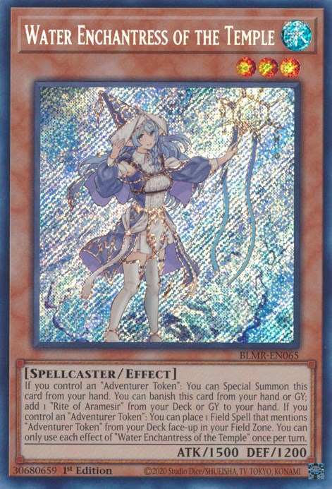 Water Enchantress of the Temple [BLMR-EN065] Secret Rare | Exor Games Summserside