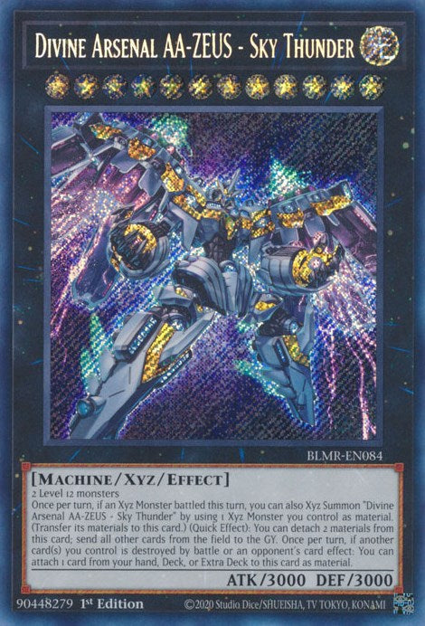 Divine Arsenal AA-ZEUS - Sky Thunder [BLMR-EN084] Secret Rare | Exor Games Summserside