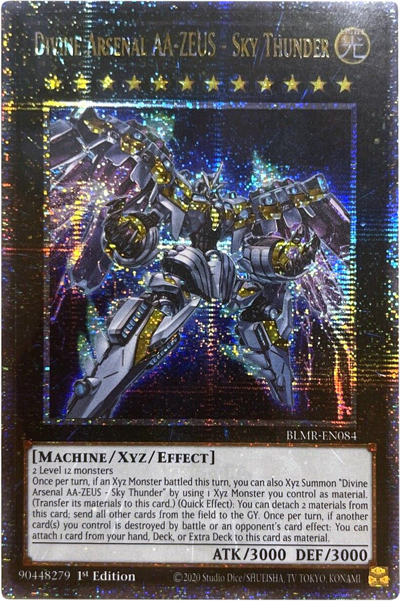 Divine Arsenal AA-ZEUS - Sky Thunder [BLMR-EN084] Quarter Century Secret Rare | Exor Games Summserside