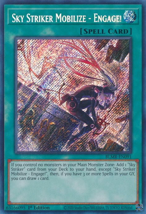 Sky Striker Mobilize - Engage! [BLMR-EN091] Secret Rare | Exor Games Summserside