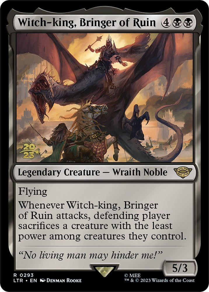 Witch-king, Bringer of Ruin [The Lord of the Rings: Tales of Middle-Earth Prerelease Promos] | Exor Games Summserside