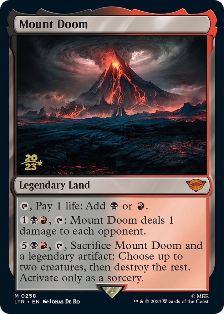 Mount Doom [The Lord of the Rings: Tales of Middle-Earth Prerelease Promos] | Exor Games Summserside