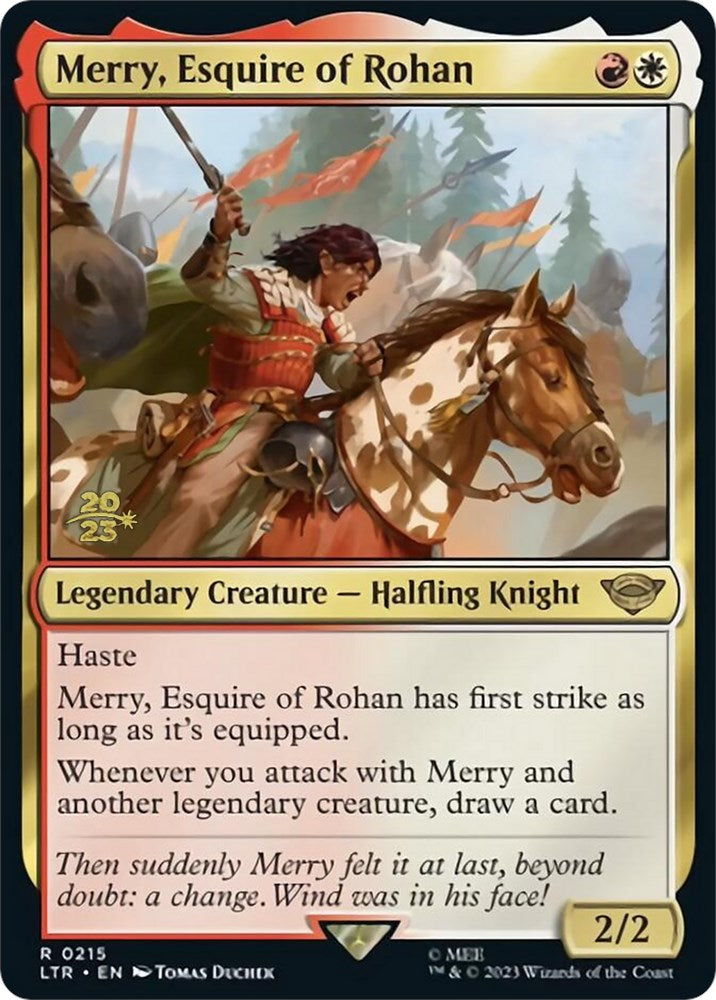 Merry, Esquire of Rohan [The Lord of the Rings: Tales of Middle-Earth Prerelease Promos] | Exor Games Summserside