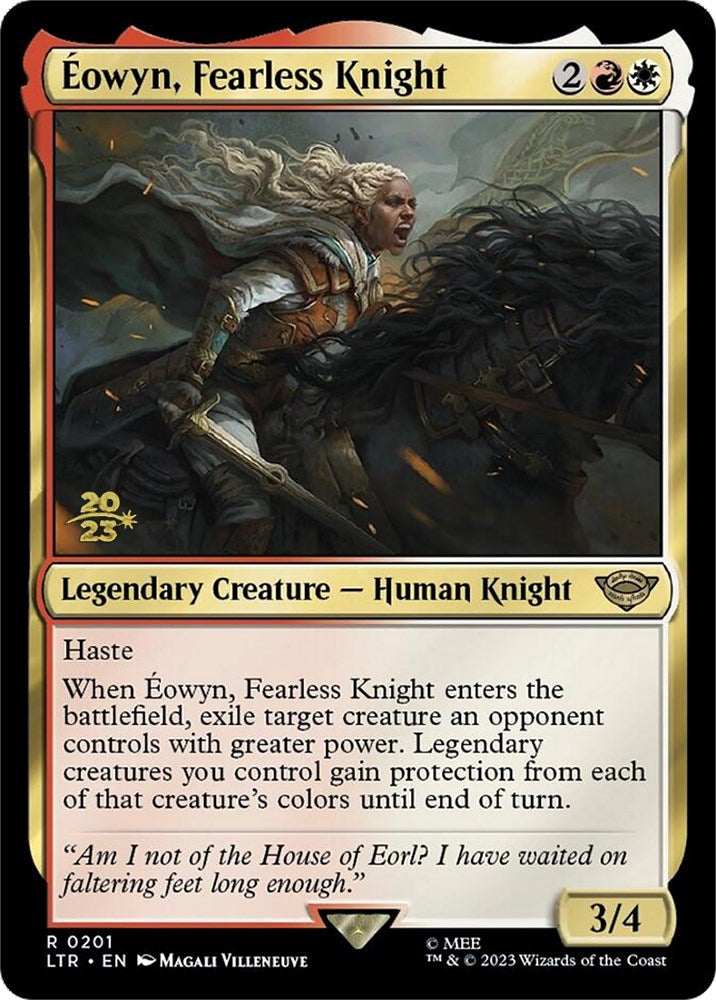 Eowyn, Fearless Knight [The Lord of the Rings: Tales of Middle-Earth Prerelease Promos] | Exor Games Summserside