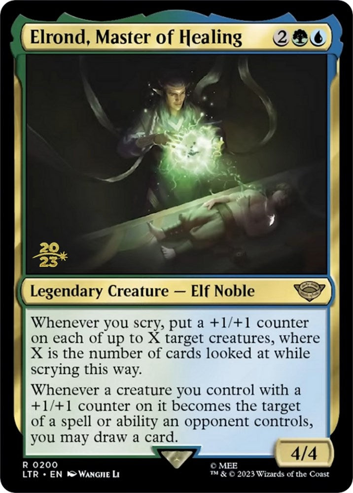 Elrond, Master of Healing [The Lord of the Rings: Tales of Middle-Earth Prerelease Promos] | Exor Games Summserside