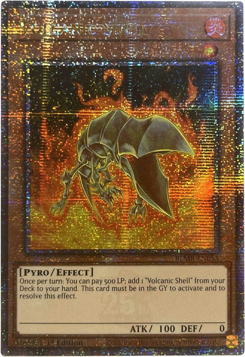 Volcanic Shell [BLMR-EN053] Quarter Century Secret Rare | Exor Games Summserside