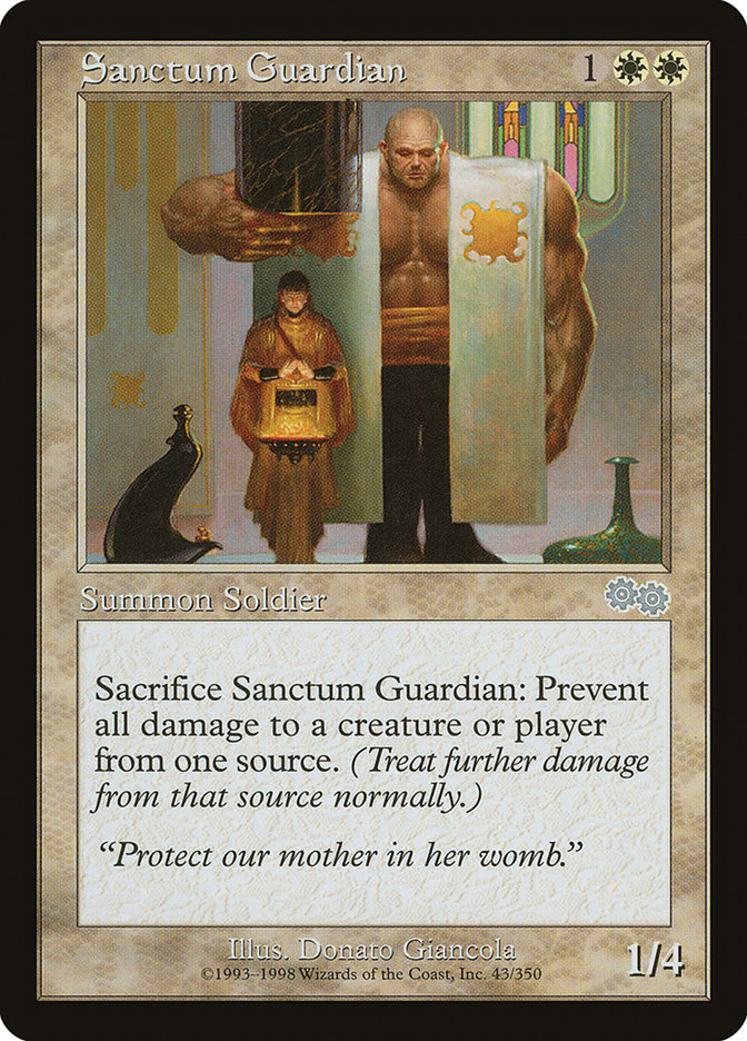 Sanctum Guardian [Urza's Saga] | Exor Games Summserside