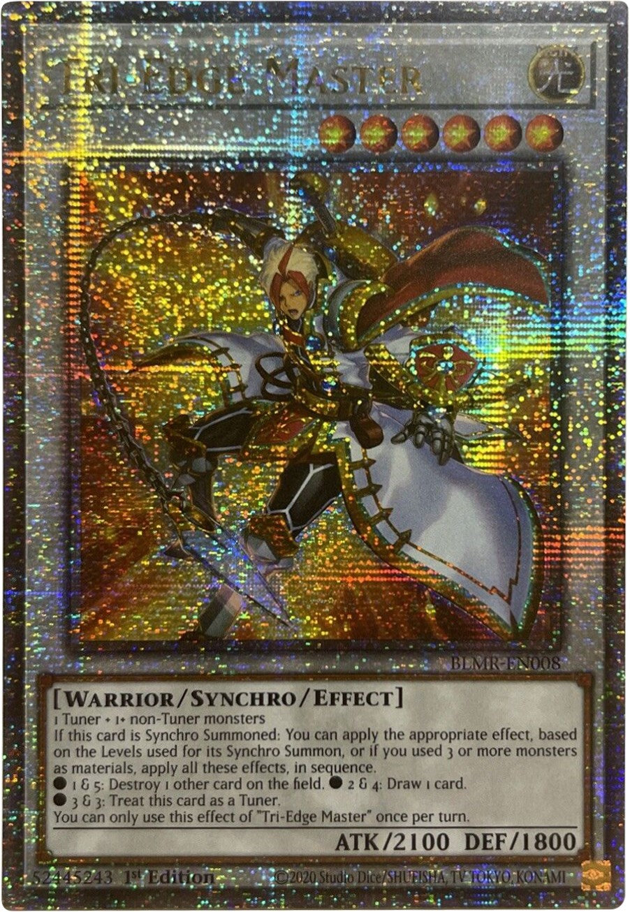 Tri-Edge Master [BLMR-EN008] Quarter Century Secret Rare | Exor Games Summserside