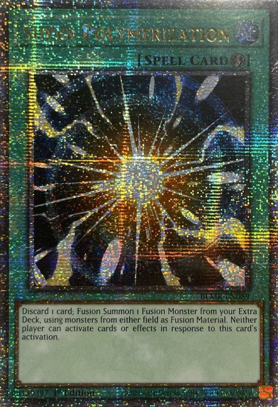 Super Polymerization [BLMR-EN089] Quarter Century Secret Rare | Exor Games Summserside