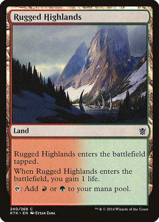 Rugged Highlands [Khans of Tarkir] | Exor Games Summserside