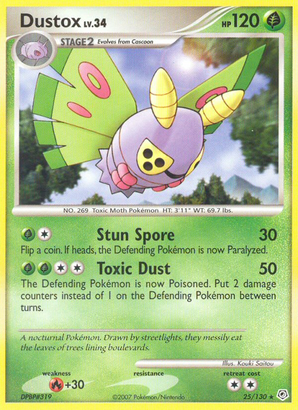 Dustox (25/130) [Diamond & Pearl: Base Set] | Exor Games Summserside