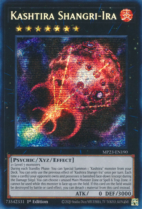 Kashtira Shangri-Ira [MP23-EN190] Prismatic Secret Rare | Exor Games Summserside