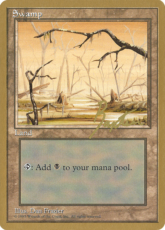 Swamp (gb370) (George Baxter) [Pro Tour Collector Set] | Exor Games Summserside