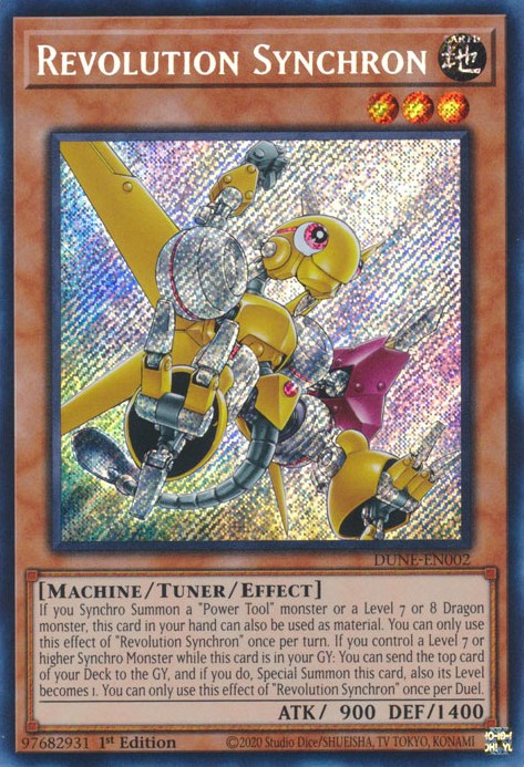 Revolution Synchron [DUNE-EN002] Secret Rare | Exor Games Summserside