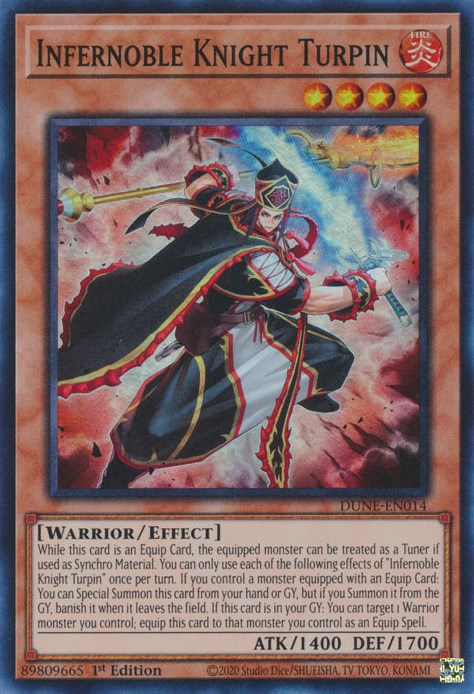 Infernoble Knight Turpin [DUNE-EN014] Super Rare | Exor Games Summserside