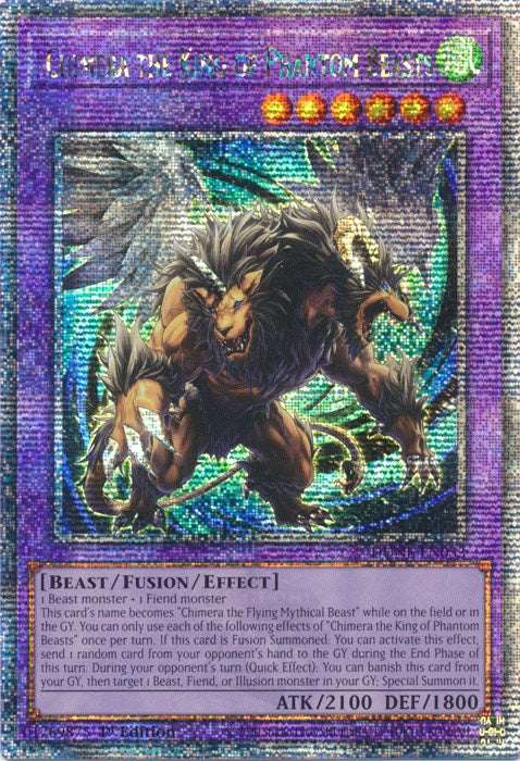 Chimera the King of Phantom Beasts [DUNE-EN033] Quarter Century Secret Rare | Exor Games Summserside