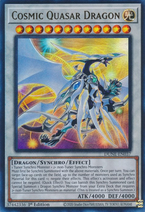 Cosmic Quasar Dragon [DUNE-EN037] Ultra Rare | Exor Games Summserside