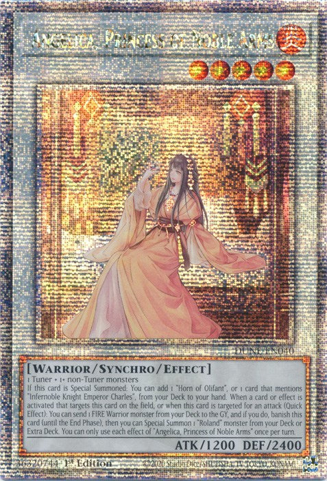 Angelica, Princess of Noble Arms [DUNE-EN040] Quarter Century Secret Rare | Exor Games Summserside