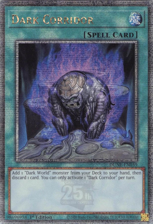 Dark Corridor [DUNE-EN059] Quarter Century Secret Rare | Exor Games Summserside