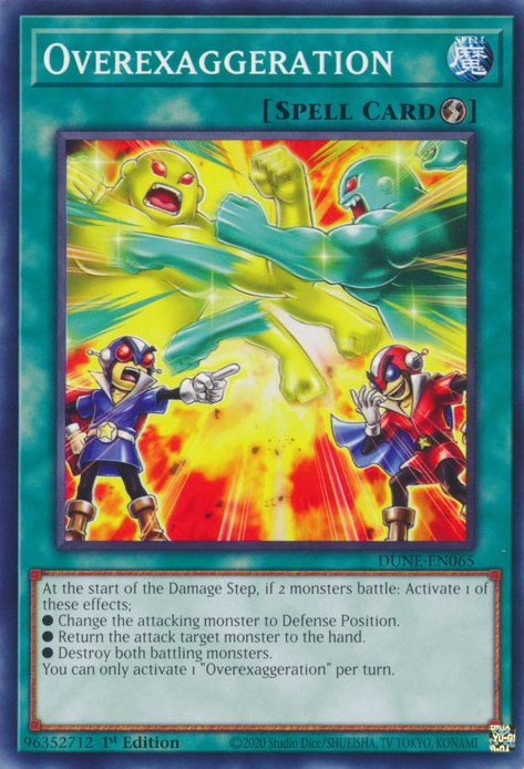 Overexaggeration [DUNE-EN065] Common | Exor Games Summserside