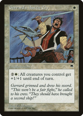 Gerrard's Battle Cry [Tempest] | Exor Games Summserside