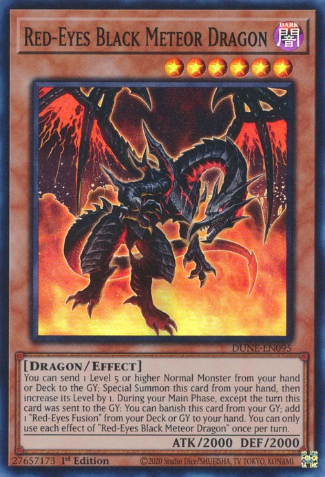 Red-Eyes Black Meteor Dragon [DUNE-EN095] Super Rare | Exor Games Summserside