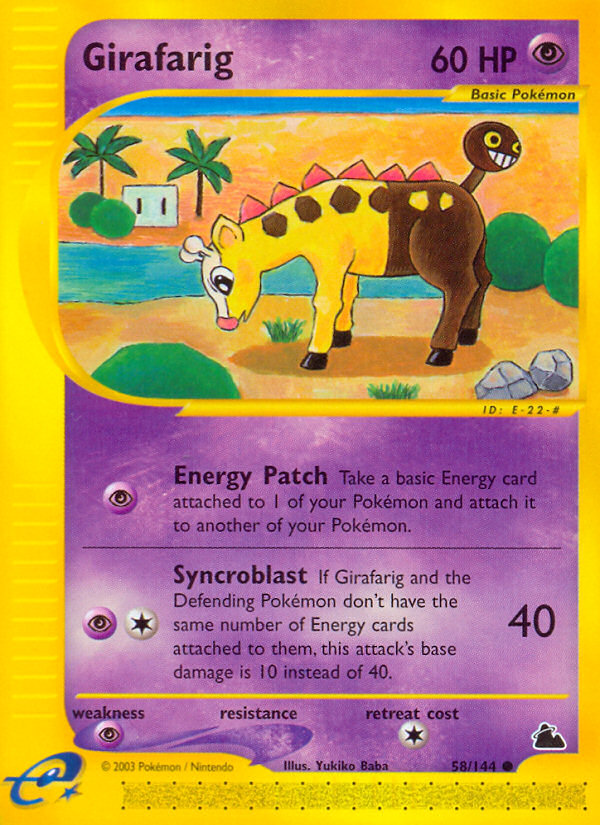 Girafarig (58/144) [Skyridge] | Exor Games Summserside