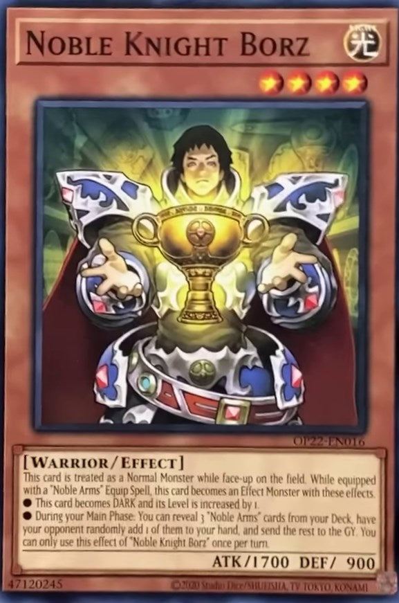 Noble Knight Borz [OP22-EN016] Common | Exor Games Summserside