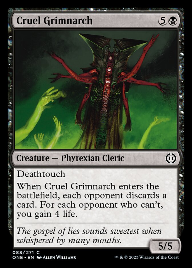 Cruel Grimnarch [Phyrexia: All Will Be One] | Exor Games Summserside