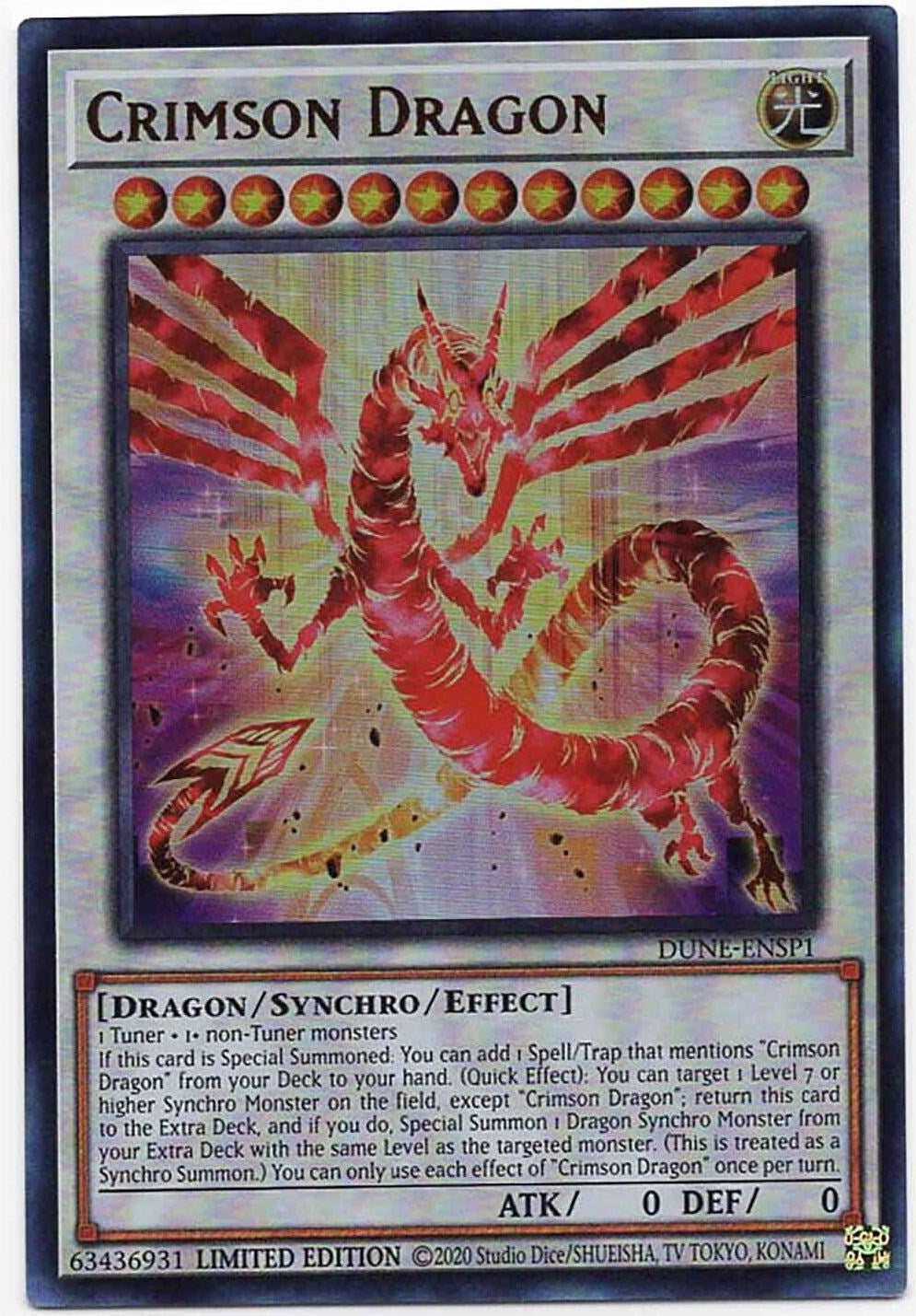 Crimson Dragon [DUNE-ENSP1] Ultra Rare | Exor Games Summserside