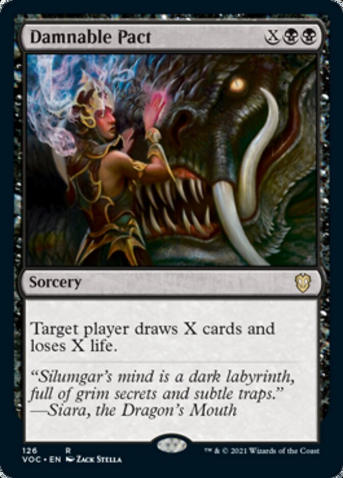 Damnable Pact [Innistrad: Crimson Vow Commander] | Exor Games Summserside