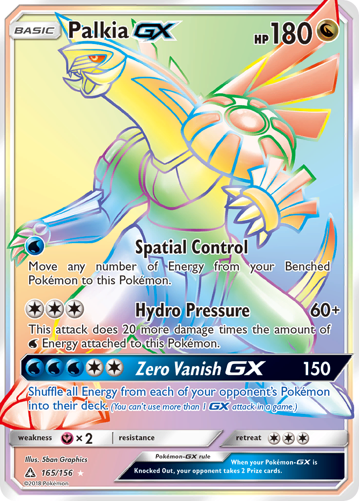 Palkia GX (165/156) [Sun & Moon: Ultra Prism] | Exor Games Summserside