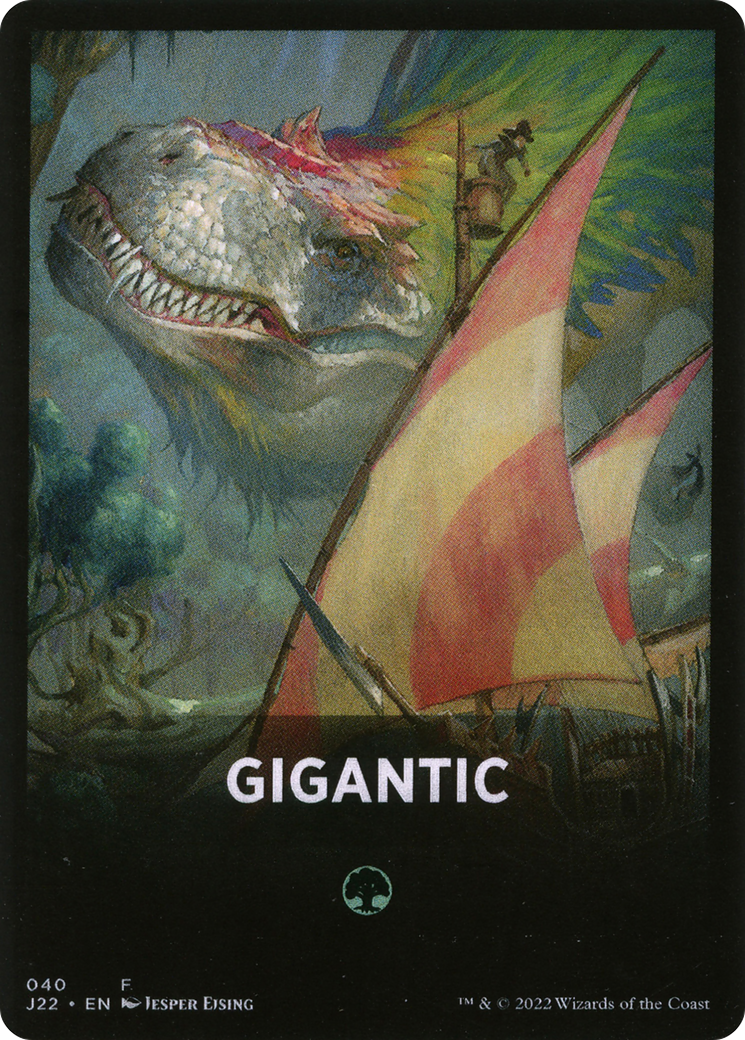 Gigantic Theme Card [Jumpstart 2022 Front Cards] | Exor Games Summserside