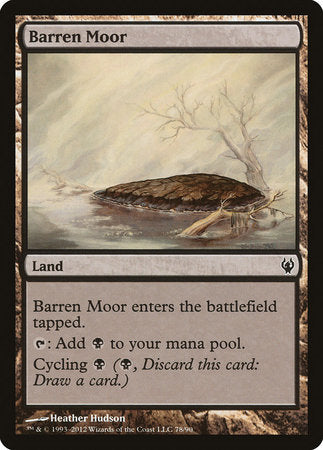 Barren Moor [Duel Decks: Izzet vs. Golgari] | Exor Games Summserside