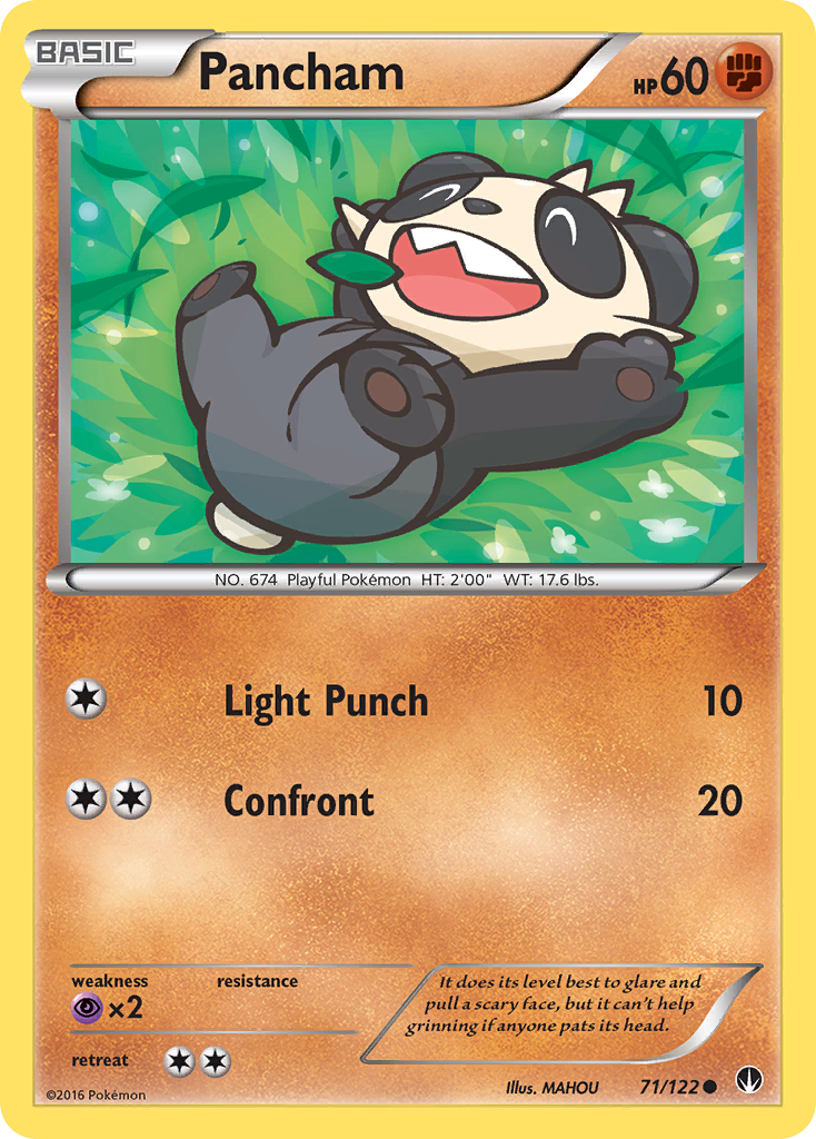 Pancham (71/122) [XY: BREAKpoint] | Exor Games Summserside