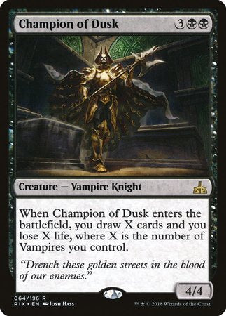 Champion of Dusk [Rivals of Ixalan] | Exor Games Summserside