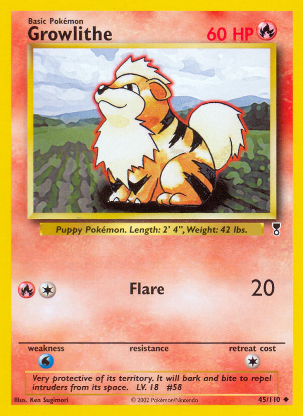 Growlithe (45/110) [Legendary Collection] | Exor Games Summserside