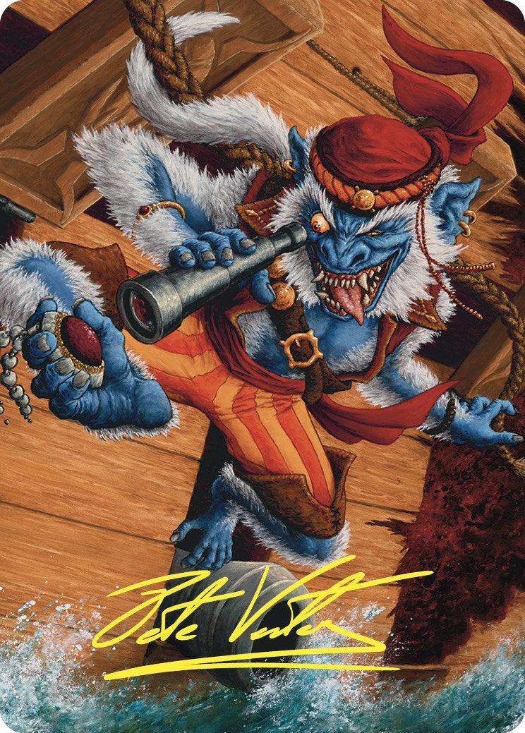 Treasure Nabber Art Card (Gold-Stamped Signature) [Commander Masters Art Series] | Exor Games Summserside