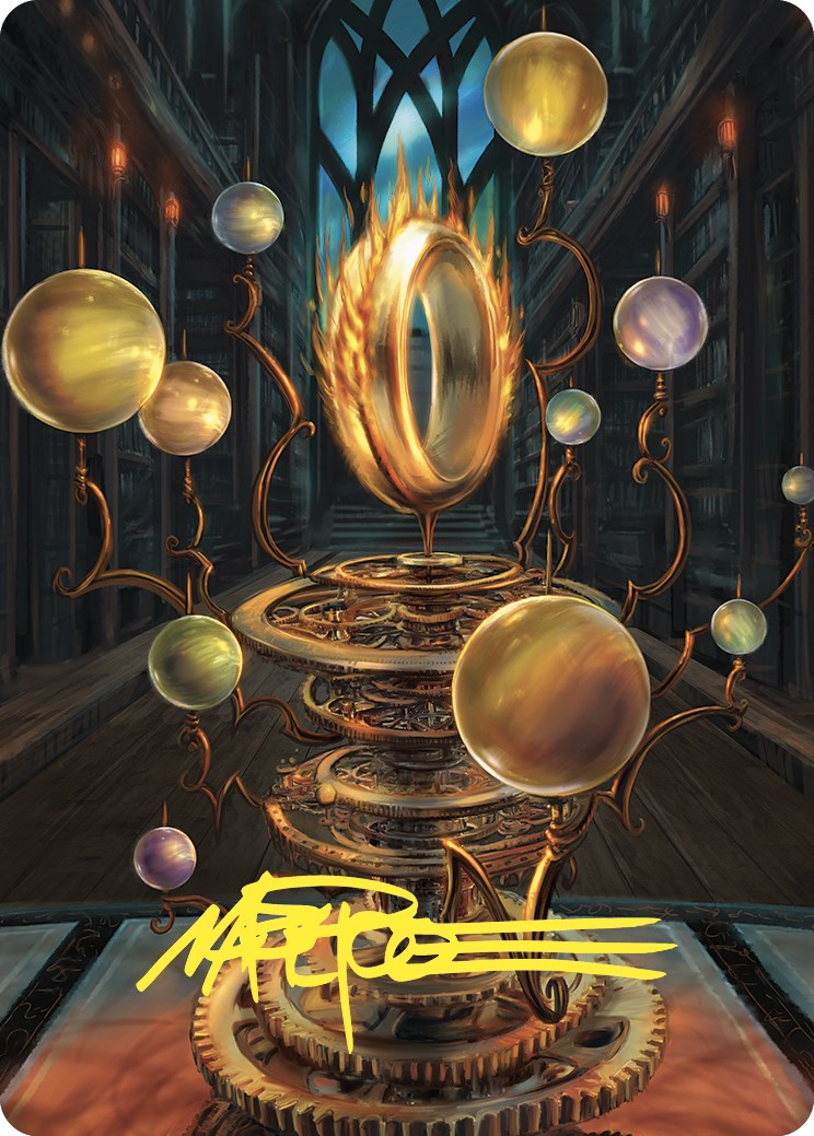 Sol Ring Art Card (Gold-Stamped Signature) [Commander Masters Art Series] | Exor Games Summserside
