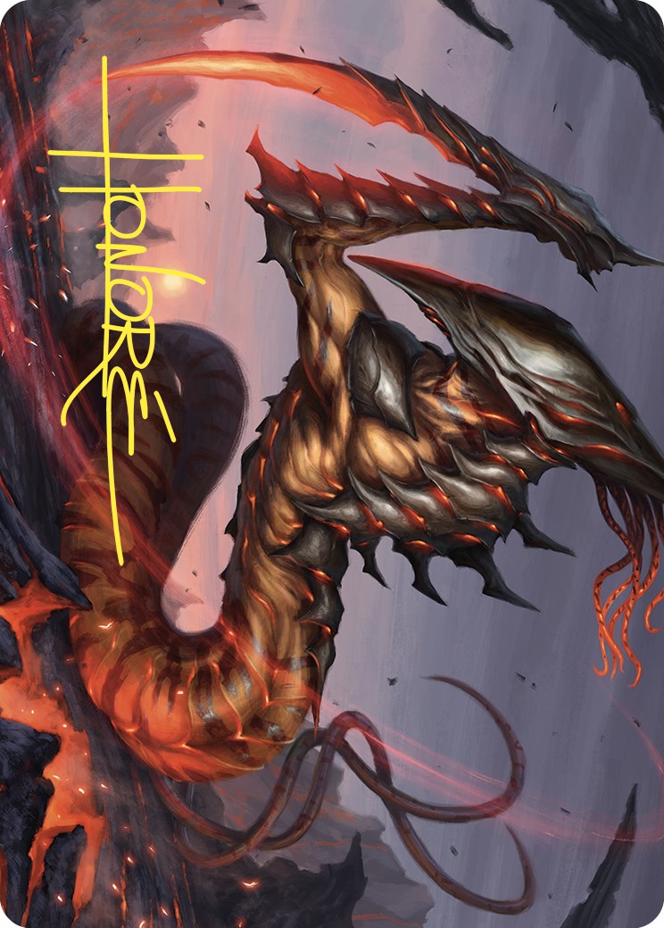 Blade Sliver Art Card (Gold-Stamped Signature) [Commander Masters Art Series] | Exor Games Summserside