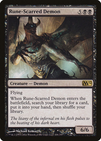 Rune-Scarred Demon [Magic 2012] | Exor Games Summserside