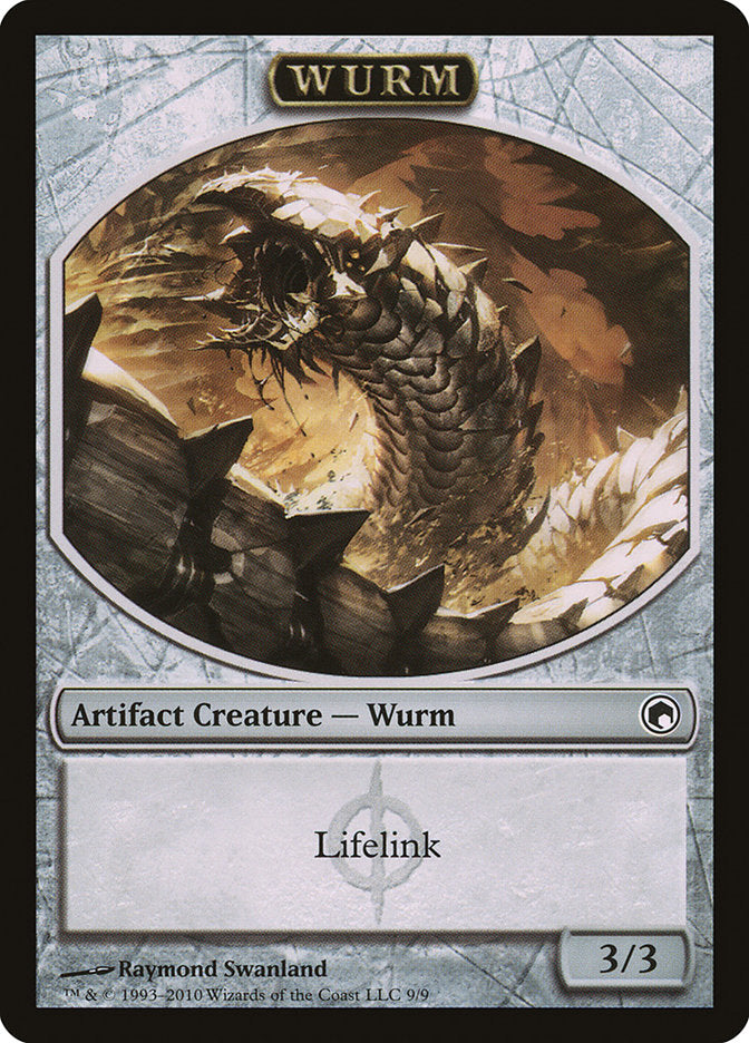 Wurm (Lifelink) [Scars of Mirrodin Tokens] | Exor Games Summserside