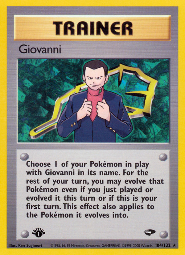 Giovanni (104/132) [Gym Challenge 1st Edition] | Exor Games Summserside