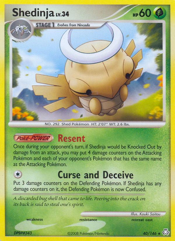 Shedinja (40/146) [Diamond & Pearl: Legends Awakened] | Exor Games Summserside