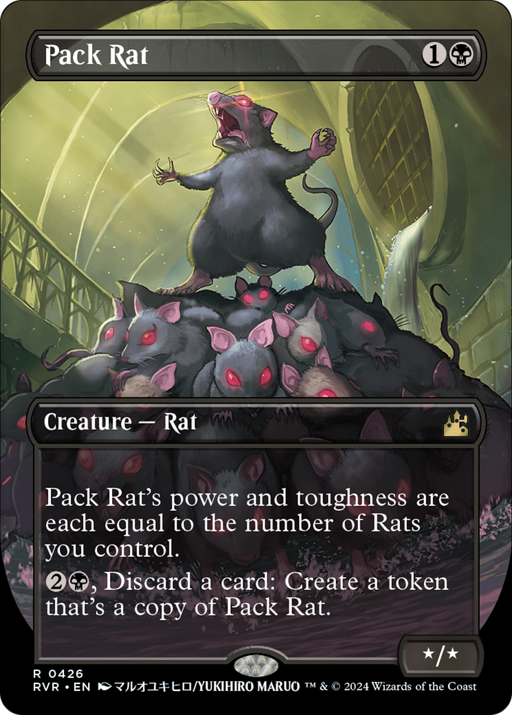 Pack Rat (Anime Borderless) [Ravnica Remastered] | Exor Games Summserside