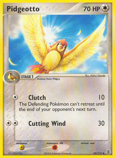 Pidgeotto (45/112) [EX: FireRed & LeafGreen] | Exor Games Summserside