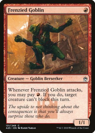 Frenzied Goblin [Masters 25] | Exor Games Summserside