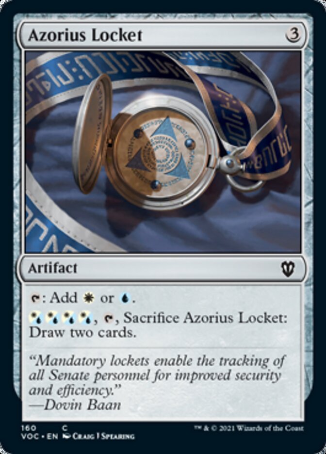 Azorius Locket [Innistrad: Crimson Vow Commander] | Exor Games Summserside